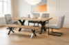 Picture of GALLOP 6PC Dining Set - 4 Dining Chairs (Without Arms) + 1 Bench + 1 Dining Table