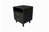 Picture of LINEA 2-Drawer Nightstand with Charging Station (Black)