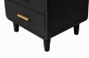 Picture of LINEA 2-Drawer Nightstand with Charging Station (Black)