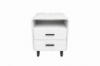 Picture of LINEA 2-Drawer Nightstand with Charging Station (White)