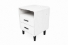 Picture of LINEA 2-Drawer Nightstand with Charging Station (White)