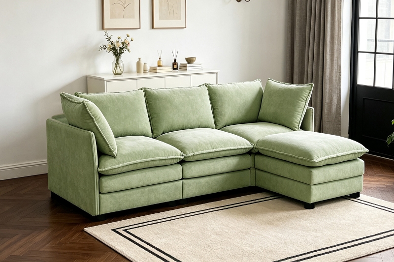 Picture of MELLOW Modular Sectional Sofa Range (Sage Green)
