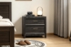 Picture of MONTEREY Genuine Mindi Wood Veneer 2-Drawer Nightstand