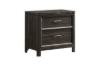 Picture of MONTEREY Genuine Mindi Wood Veneer 2-Drawer Nightstand