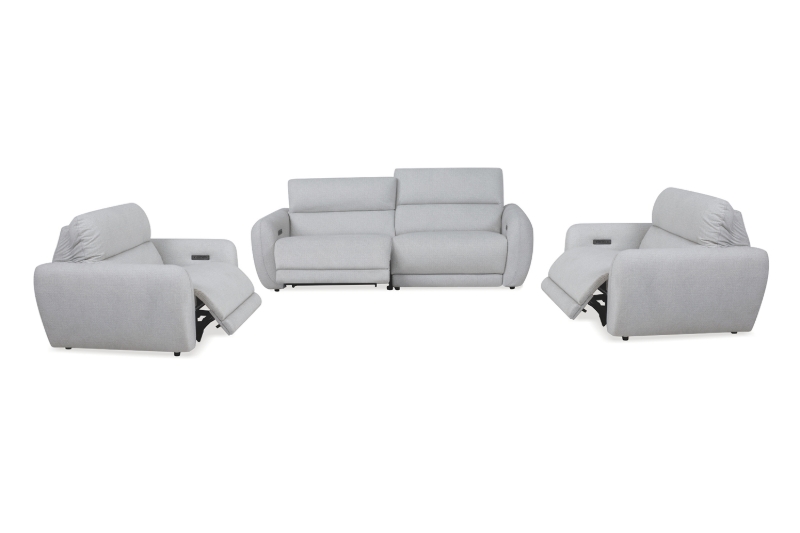 Picture of BENTON Dual Motor Power Recliner Sofa Range with Adjustable Headrest and USB Type-C Ports