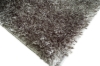 Picture of 398-031 OAKMONT Silky Soft High Pile Shaggy Rug (Charcoal) - 90.5"x63"