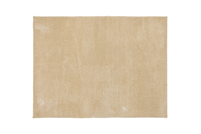 Picture of 398-033 OAKMONT Silky Soft High Pile Shaggy Rug (Oatmeal) - 90.5"x63"