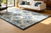 Picture of 398-025 ISTANBUL Rug (Blue Floral) - 90.5"x63"