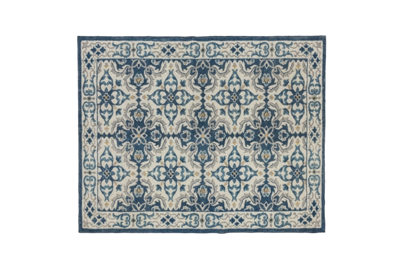 Picture of 398-026 ISTANBUL Rug (Blue Floral) - 118"x94.5"
