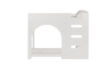 Picture of WESLY Twin-Twin Bunk Bed with Pet‑Friendly Movable Side Cabinet (White)