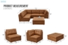Picture of AUSTEN Fabric Modular Sectional Sofa Range (Brown Gold)