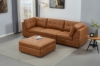 Picture of AUSTEN Fabric Modular Sectional Sofa Range (Brown Gold) - 4PC Combo Set (Armlessx1 + Arm Facing Leftx1 + Arm Facing Rightx1 + Ottomanx1)
