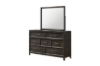 Picture of MONTEREY Genuine Mindi Wood Veneer 7-Drawer Dresser with Mirror