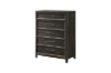 Picture of MONTEREY Genuine Mindi Wood Veneer 5-Drawer Chest