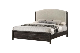Picture of MONTEREY Genuine Mindi Wood Veneer Bed Frame - Queen Size