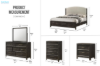 Picture of MONTEREY Genuine Mindi Wood Veneer Bedroom Combo Set - 5PC Eastern King Size