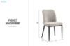 Picture of VELORA Dining Chair (Grey) - 4 Chairs in 1 Carton