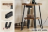 Picture of NOVIS 2-Tier Round Side Table with Dual Power Outlets & USB Ports