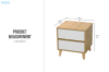 Picture of RENO 2-Drawer Nightstand