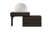 Picture of MARGERY 8-Drawer 39.5"-78.5" Extension Dressing Table with LED Mirror