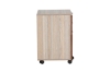 Picture of LUKAN 3-Drawer Mobile File Cabinet with Wheels (Oak&Walnut)
