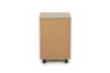 Picture of LUKAN 3-Drawer Mobile File Cabinet with Wheels (Oak&Walnut)