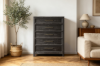 Picture of MONTEREY Genuine Mindi Wood Veneer 5-Drawer Chest