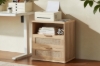 Picture of ROVEA 2-Drawer Nightstand with Charging Station (Oak)