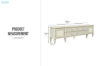 Picture of BONZIE 2-Door 4-Drawer TV Stand