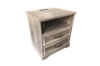 Picture of MILVEN 2-Drawer Nightstand with Dual Power Outlets & USB (Grey)
