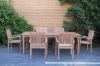 Picture of [FLOOR MODEL CLEARANCE] BALI SOLID TEAK STACK ARM CHAIR MODEL 087