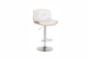 Picture of [FLOOR MODEL CLEARANCE] BOYLTON Bentwood with PU Barstool (White)