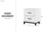Picture of [FLOOR MODEL CLEARANCE]CLOUDLAND 2-Drawer Nightstand
