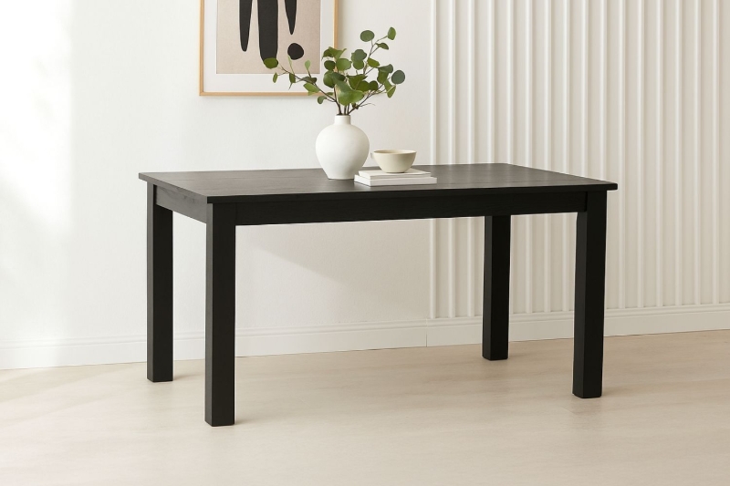 Picture of VICTOR  Dining Table (Black) - 55"