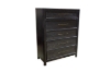 Picture of MONTEREY Genuine Mindi Wood Veneer 5-Drawer Chest