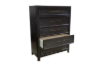 Picture of MONTEREY Genuine Mindi Wood Veneer 5-Drawer Chest