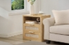 Picture of ROVEA 2-Drawer Nightstand with Charging Station (Oak)