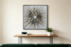 Picture of H84 31"x31" Black Frame Hand Oil Painting Canvas Wall Art 