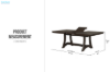 Picture of ARDEN 64"-82" Extension Dining Table