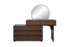 Picture of MARGERY 8-Drawer 39.5"-78.5" Extension Dressing Table with LED Mirror