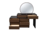 Picture of MARGERY 8-Drawer 39.5"-78.5" Extension Dressing Table with LED Mirror