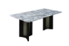 Picture of VAREN 63"/71" Microcrystalline Stone Top Dining Table