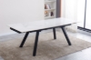 Picture of [FLOOR MODEL CLEARANCE] DALTON 71"-94.5" Extension Matte Sintered Stone Top Dining Table