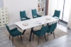 Picture of [FLOOR MODEL CLEARANCE] DALTON 71"-94.5" Extension Matte Sintered Stone Top Dining Table