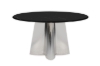 Picture of [FLOOR MODEL CLEARANCE]ELIOT 54" Marble Top Round Dining Table (Black)