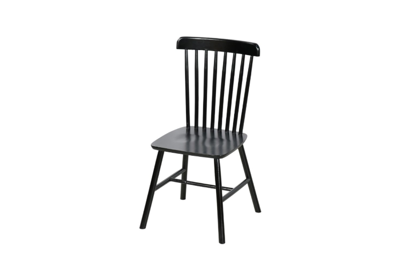 Picture of [FLOOR MODEL CLEARANCE]WINDSOR Solid Wood Dining Chair (Black)