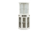 Picture of [FLOOR MODEL CLEARANCE] HAAKEN Corner Bar Buffet & Hutch (White)