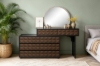 Picture of MARGERY 8-Drawer 39.5"-78.5" Extension Dressing Table with LED Mirror