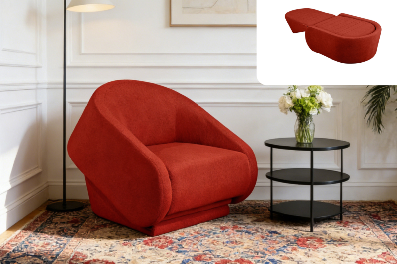Picture of [FLOOR MODEL CLEARANCE]POSTIGA Flip Convertible Armchair/ Sofa Bed