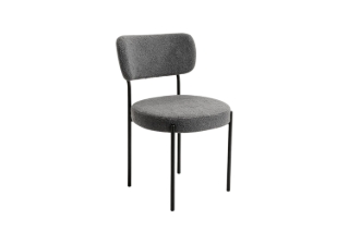 Picture of NOLA Teddy Fabric Dining Chair (Grey) - Each
